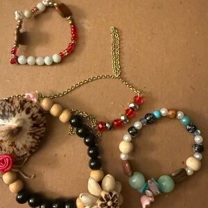 NWT 808 beads Colorful Beaded Jewelry Set